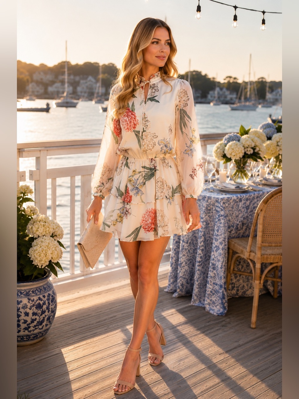 YUMI KIM “Forever Yours Ivory” Love Always Floral Dress 🌸 Size M